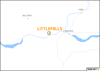 map of Little Falls