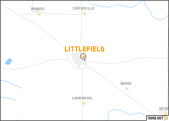 map of Littlefield