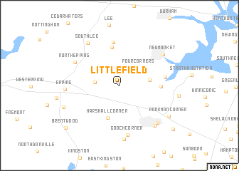 map of Littlefield