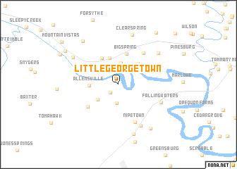 map of Little Georgetown