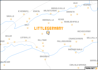 map of Little Germany