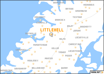 map of Little Hell