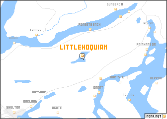 map of Little Hoquiam