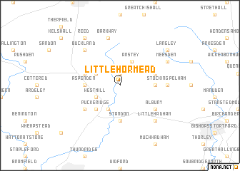 map of Little Hormead