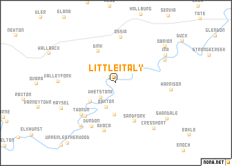 map of Little Italy