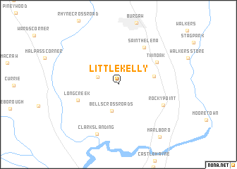 map of Little Kelly