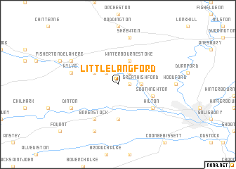 map of Little Langford