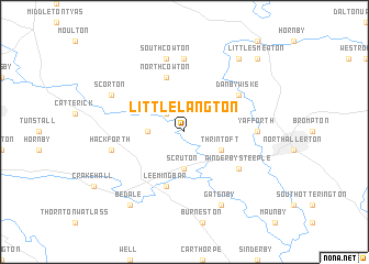 map of Little Langton