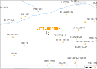 map of Little Marsh