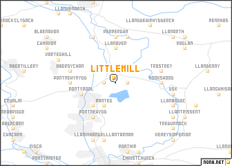 map of Little Mill