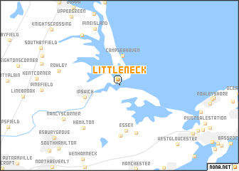 map of Little Neck