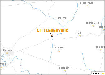 map of Little New York