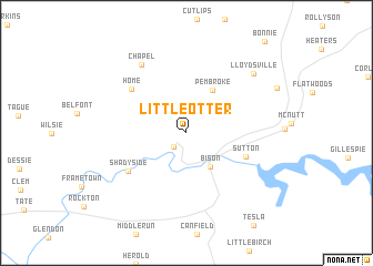 map of Little Otter