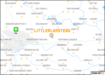 map of Little Plumstead