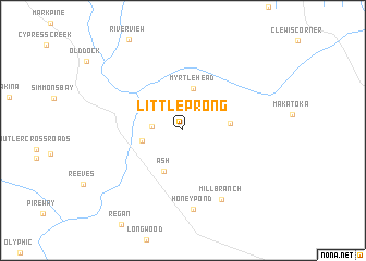 map of Little Prong