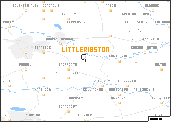 map of Little Ribston