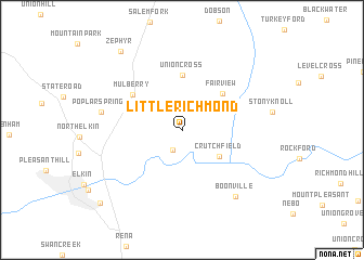 map of Little Richmond