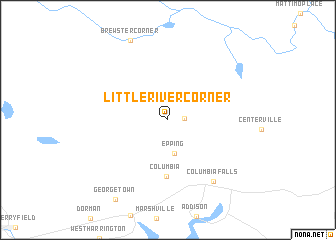 map of Little River Corner