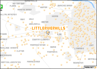 map of Little River Hills