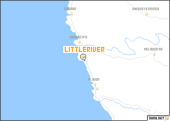 map of Little River