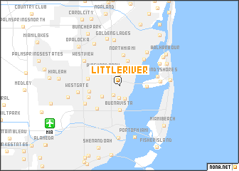 map of Little River