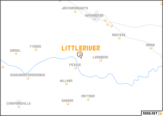 map of Little River