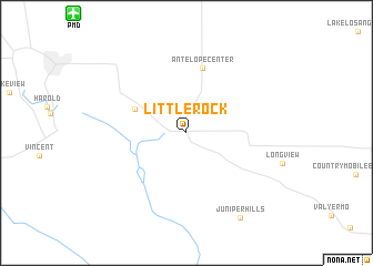 map of Littlerock