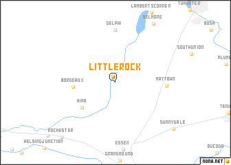 map of Littlerock