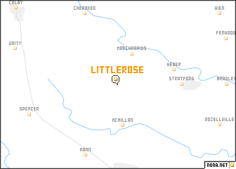 map of Little Rose