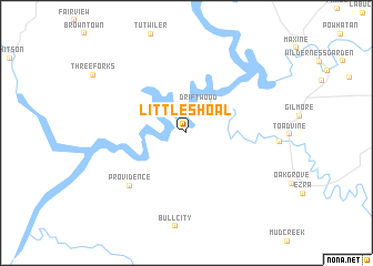 map of Little Shoal