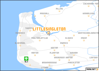 map of Little Singleton
