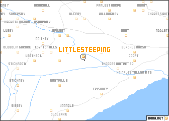 map of Little Steeping