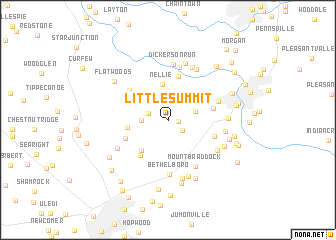 map of Little Summit