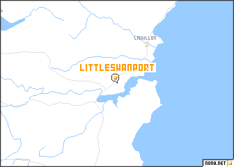 map of Little Swanport