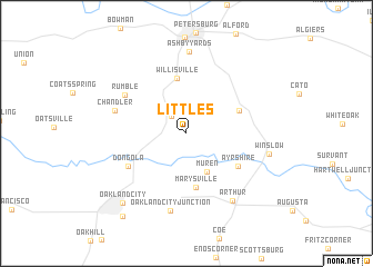 map of Littles