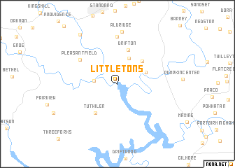 map of Littletons