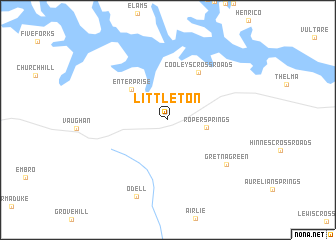 map of Littleton