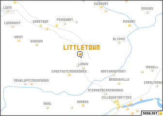 map of Little Town