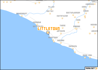 map of Little Town