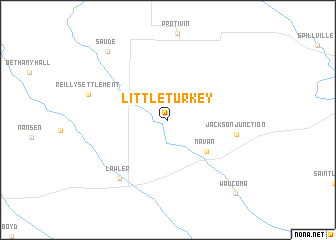 map of Little Turkey
