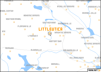map of Little Utica