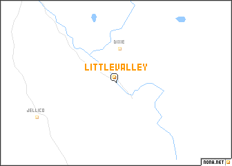map of Little Valley