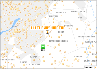 map of Little Washington