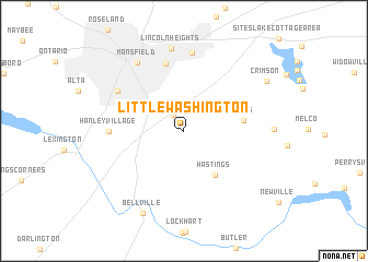 map of Little Washington