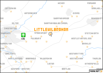 map of Little Wilbraham