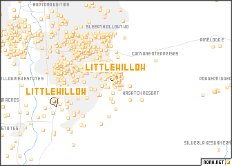 map of Little Willow