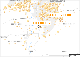 map of Little Willow