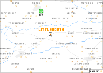 map of Littleworth