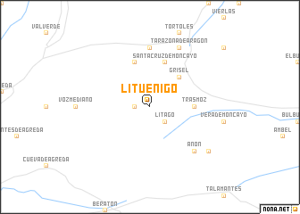 map of Lituénigo