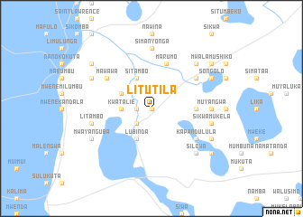 map of Litutila